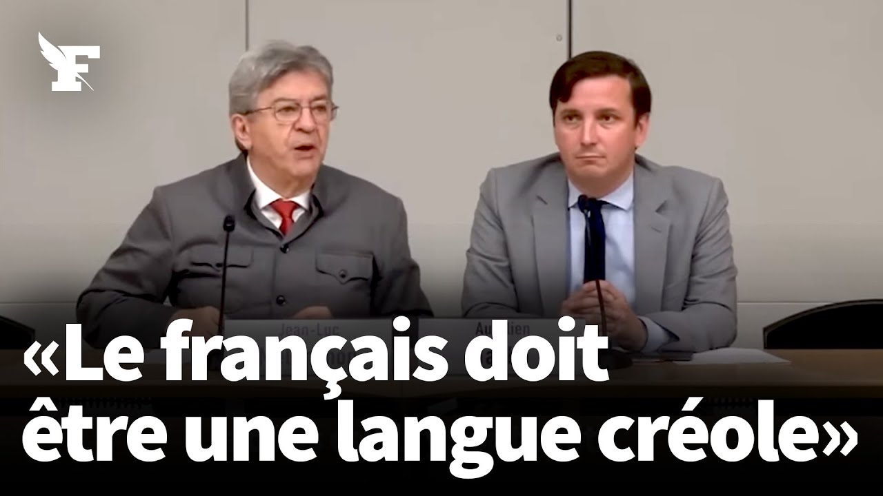 Jean-Luc M&eacute;lenchon souhaite rebaptiser la langue fran&ccedil;aise en langue cr&eacute;ole