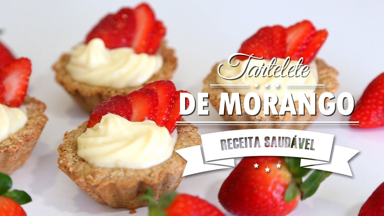 TARTELETE DE MORANGO FIT