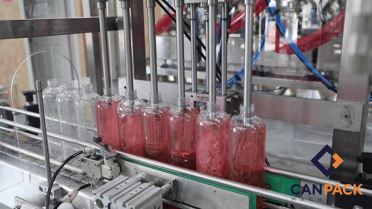 Automatic Bottle Filling Line