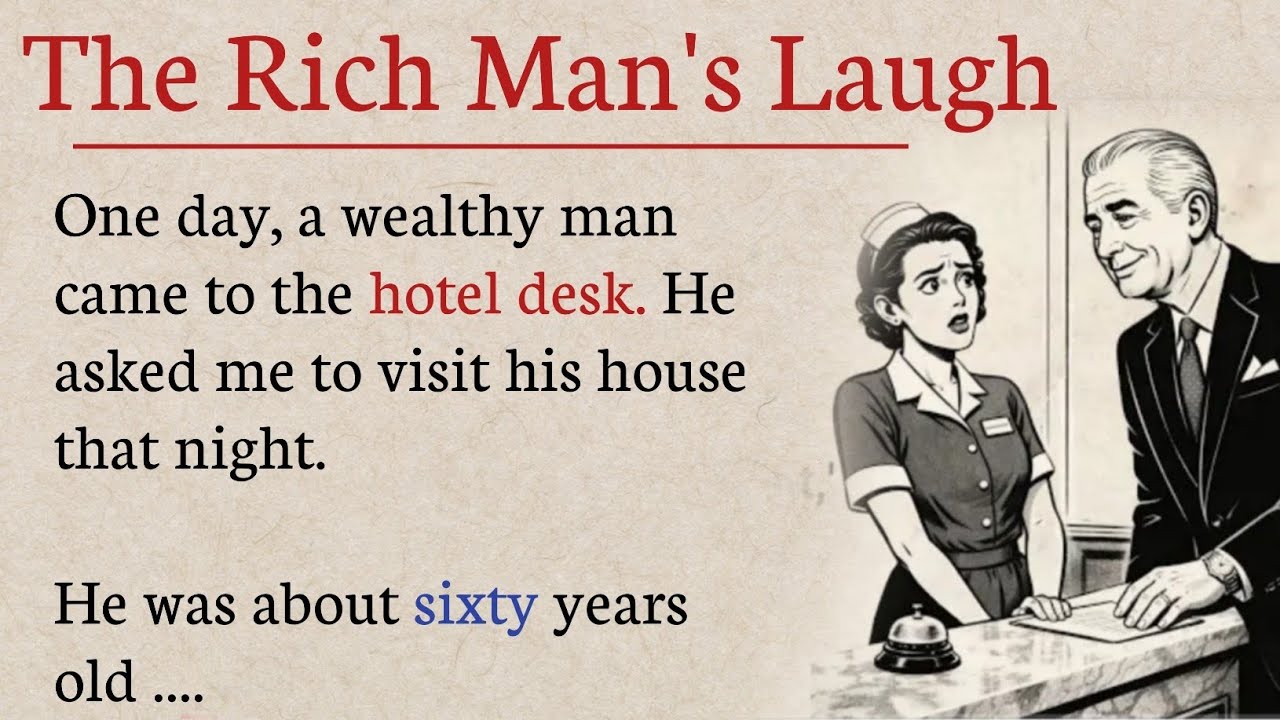 Learn English Through Stories Level 3 - The Rich Man's Laugh - Emotional English Story For Listening