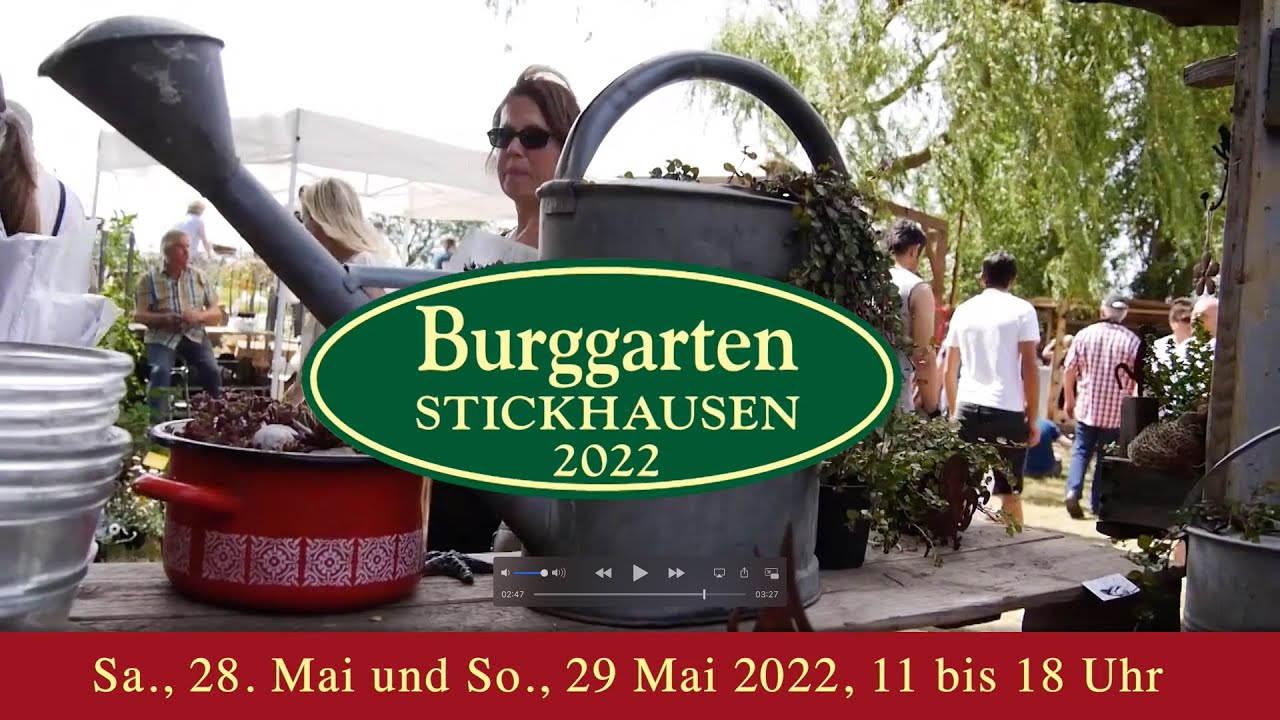 Burggarten Stickhausen 2022: Der ostfriesische Gartenmarkt!