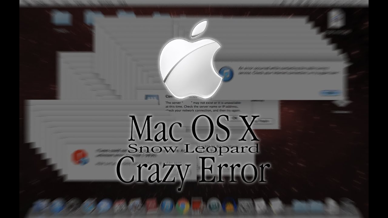 Mac OS X Crazy Error