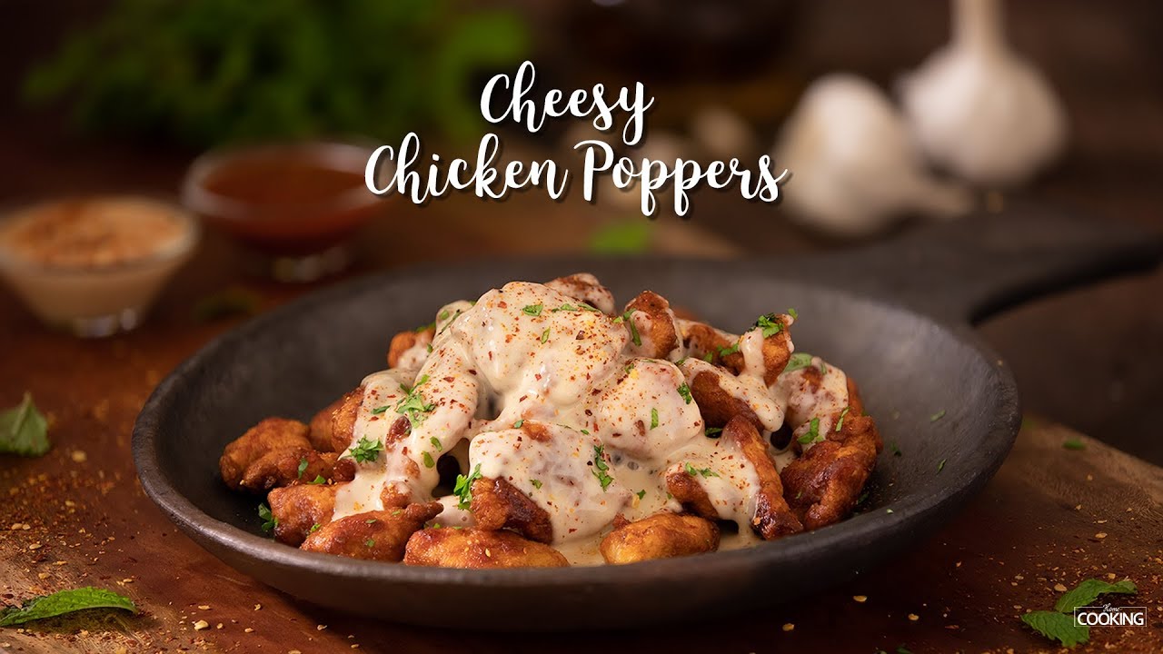 Cheesy Chicken Poppers | Snack Recipe