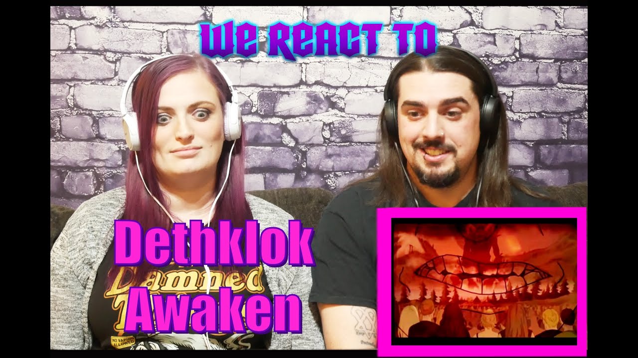 Dethklok - Awaken (First Time Couples React) WARNING: FLASHING IMAGES