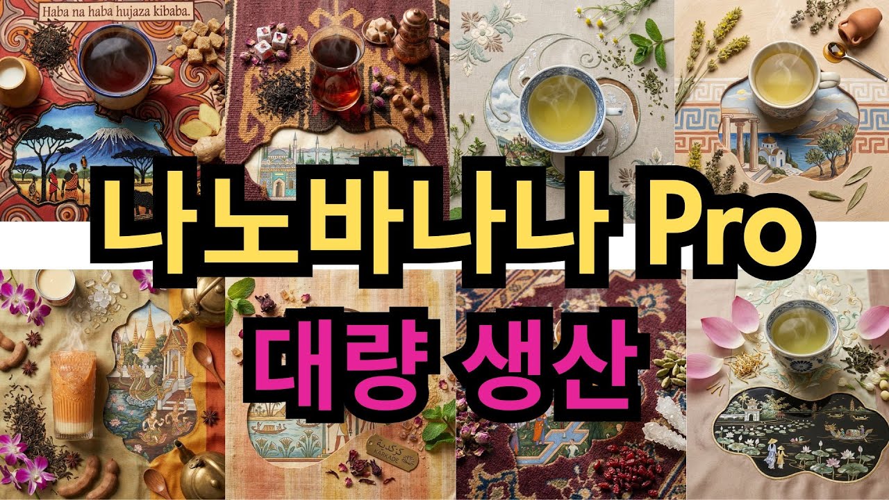 나노바나나 프로 대량 이미지 생성 x 젠스파크 ai 무료 아닙니다! 크레딧 비교