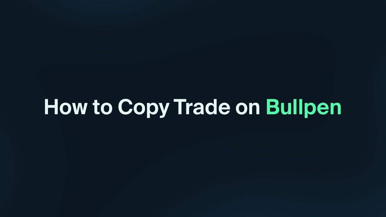 How to Copy Trade Polymarket Smart Money with Bullpen