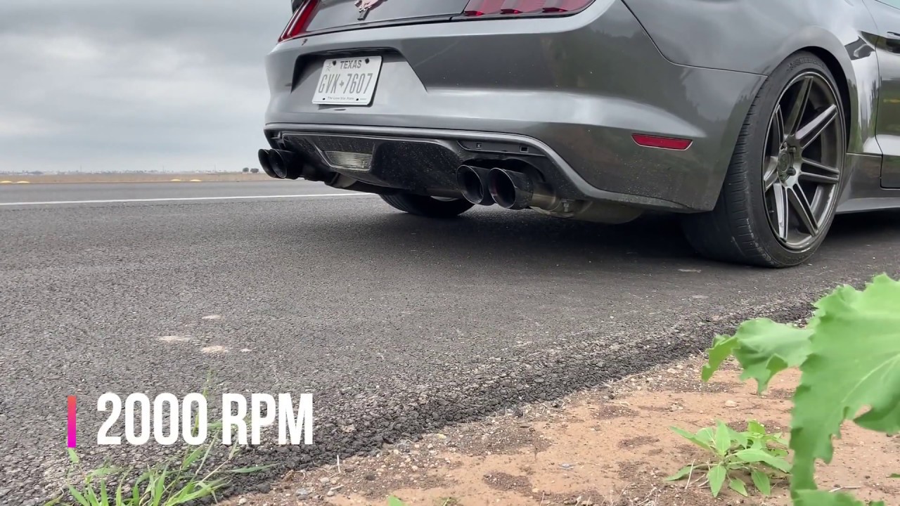 2016 v6 mustang corsa extremes flybys and revs