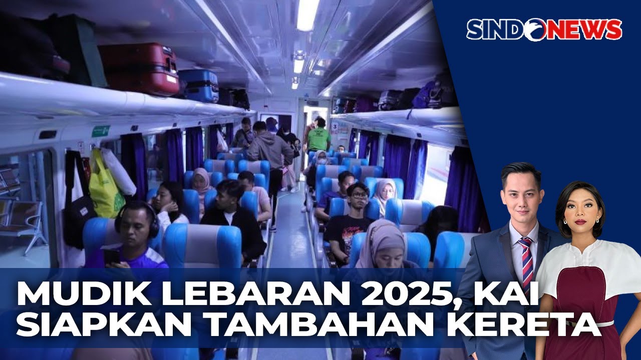 98 Persen Tiket Kereta Api H-2 Lebaran 2025 Ludes, KAI Siapkan KA Tambahan | Sindo Today | 16/02