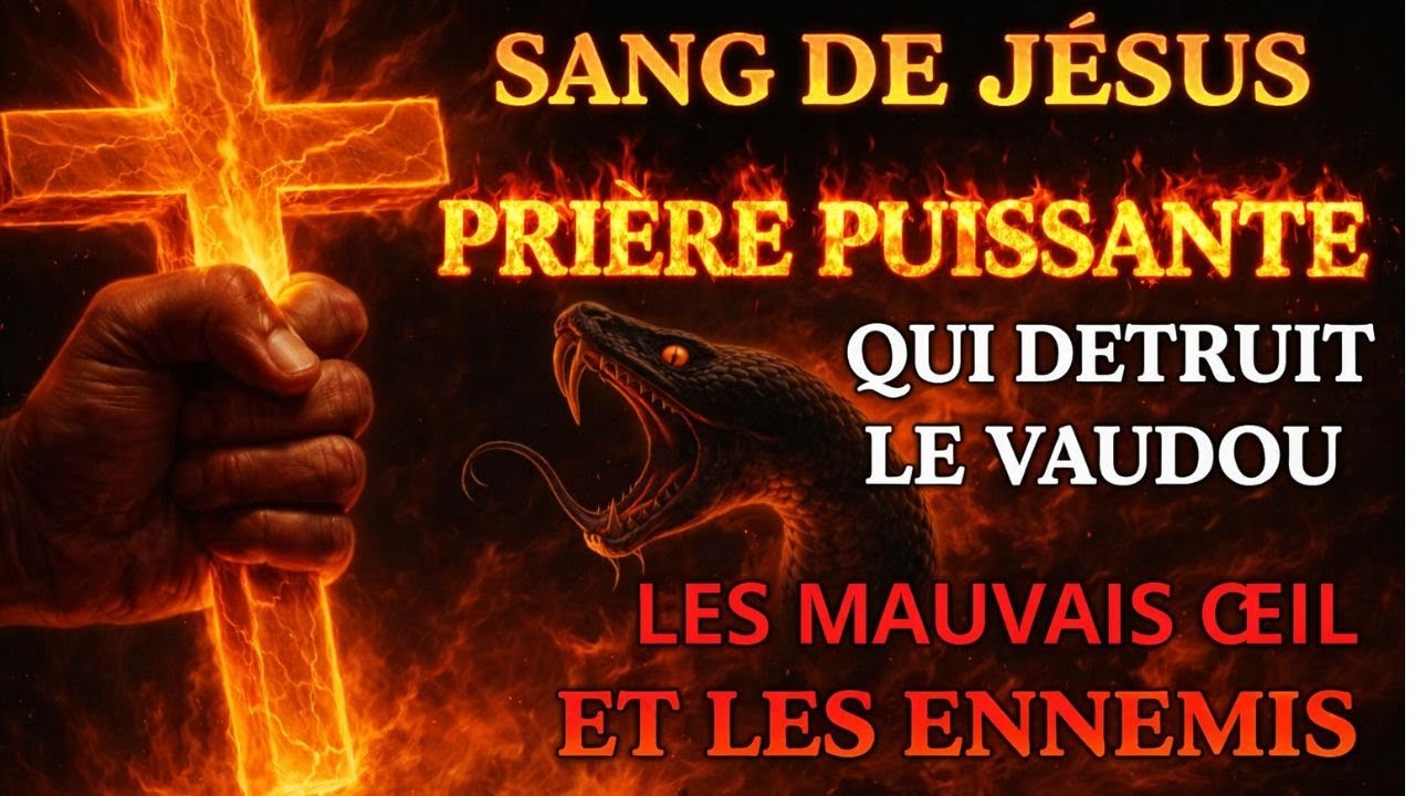 🔥 INVOQUE LE SANG DE JÉSUS sur 🔴TA MAISON et TA FAMILLE | contre les Attaques Maléfiques
