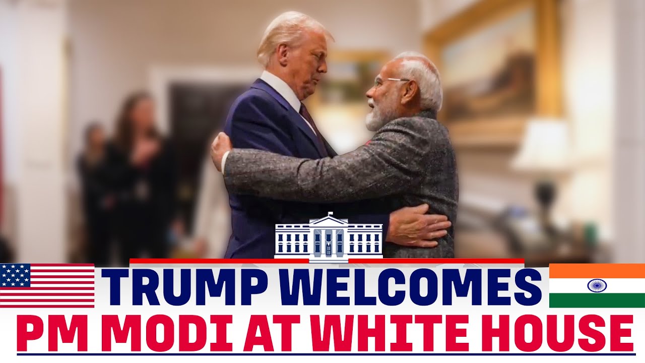 LIVE: President Donald Trump greets PM Narendra Modi at White house | India |USA |America