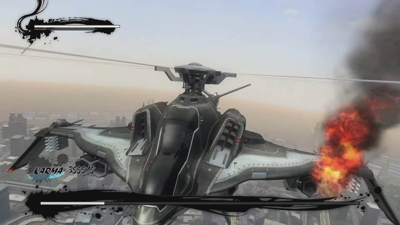 NINJA GAIDEN 3:RE (MC) - Boss Day 2: Helicopter - No Damage - Ultimate Ninja -