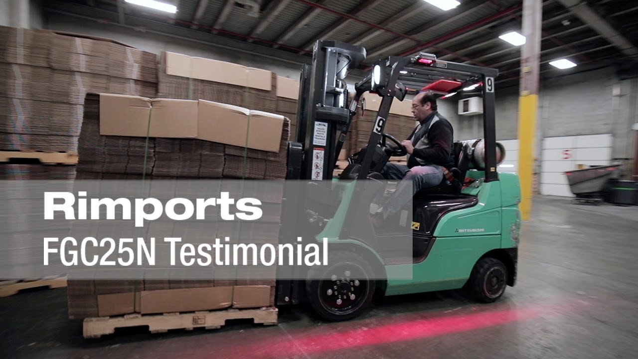 Rimports Inc. Customer Testimonial: Mitsubishi Forklift Trucks: