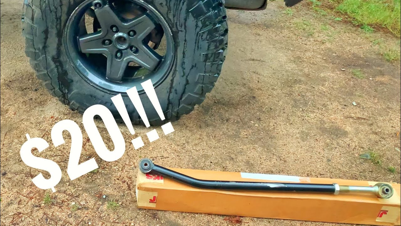 $20 JKS Rear Track Bar!!! - Rear end is about 2” off