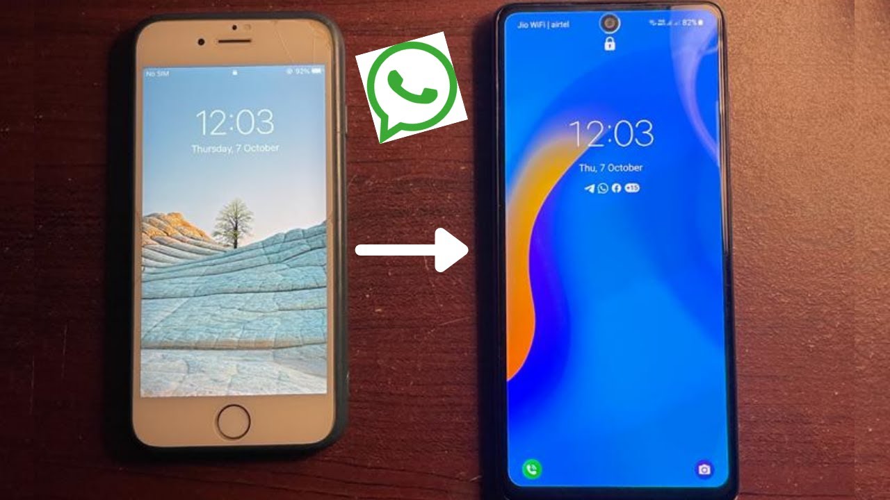 Transfer WhatsApp data from iPhone to Android