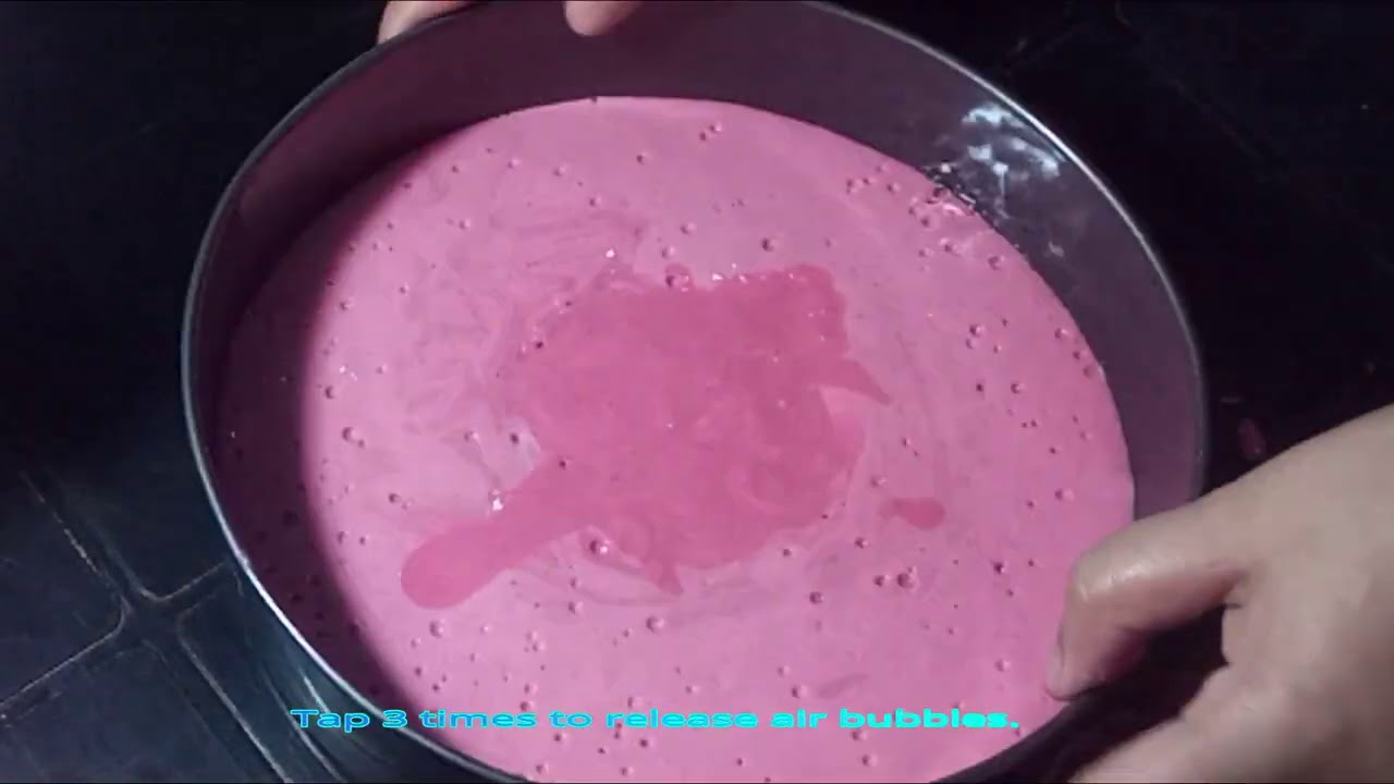 NO BAKE VIOLET CHIFFON CAKE