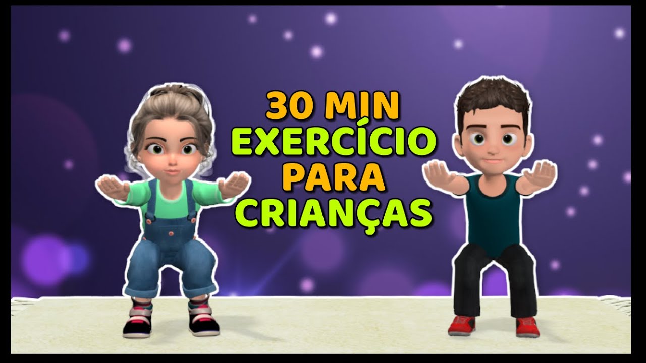 30 MIN DE EXERC&Iacute;CIO EM CASA: GIN&Aacute;STICA PARA CRIAN&Ccedil;AS