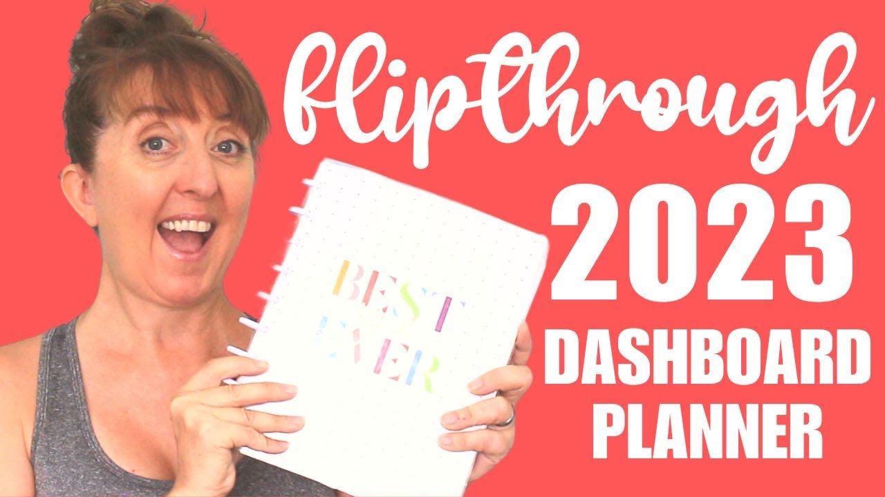 Planner Flip Through 2023 - After the Pen in my Happy Planner Dashboard Layout Catchall