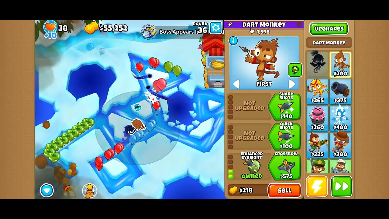 BTD6 Boss Bloon Event Dreadbloon the Armored Behemoth Frozen Over Elite Difficulty Tier 5 V53.1 