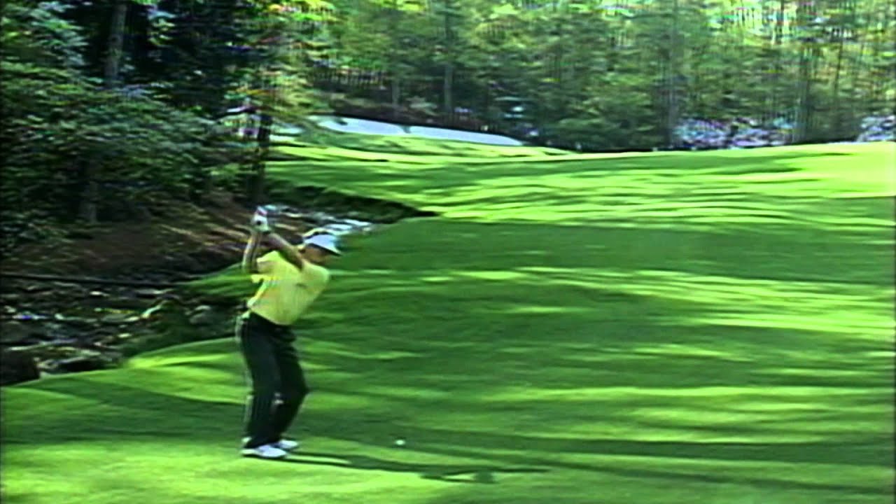 El hoyo 13 del Masters de Augusta seg&uacute;n Bernhard Langer