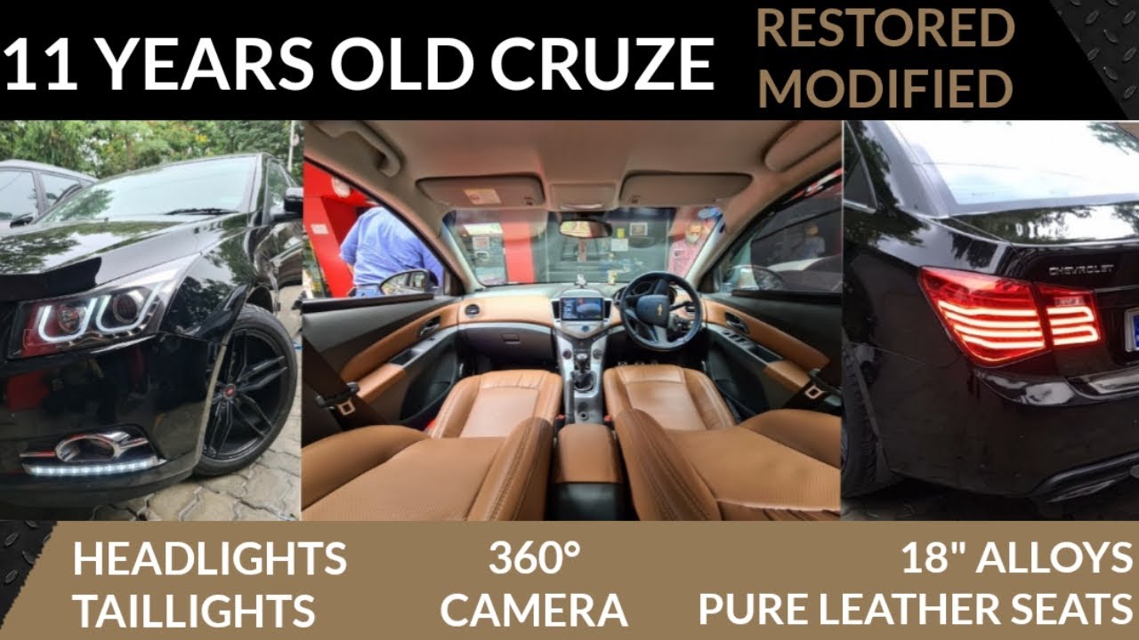 CRUZE 2010 ИЛИ 2021?! ОДИН ИЗ ЛУЧШИХ МОДИФИЦИРОВАННЫХ CRUZE С ФАРАМИ, ЗАДНИМИ ФОНАРИ, ЛИТЫМИ ДИСК...