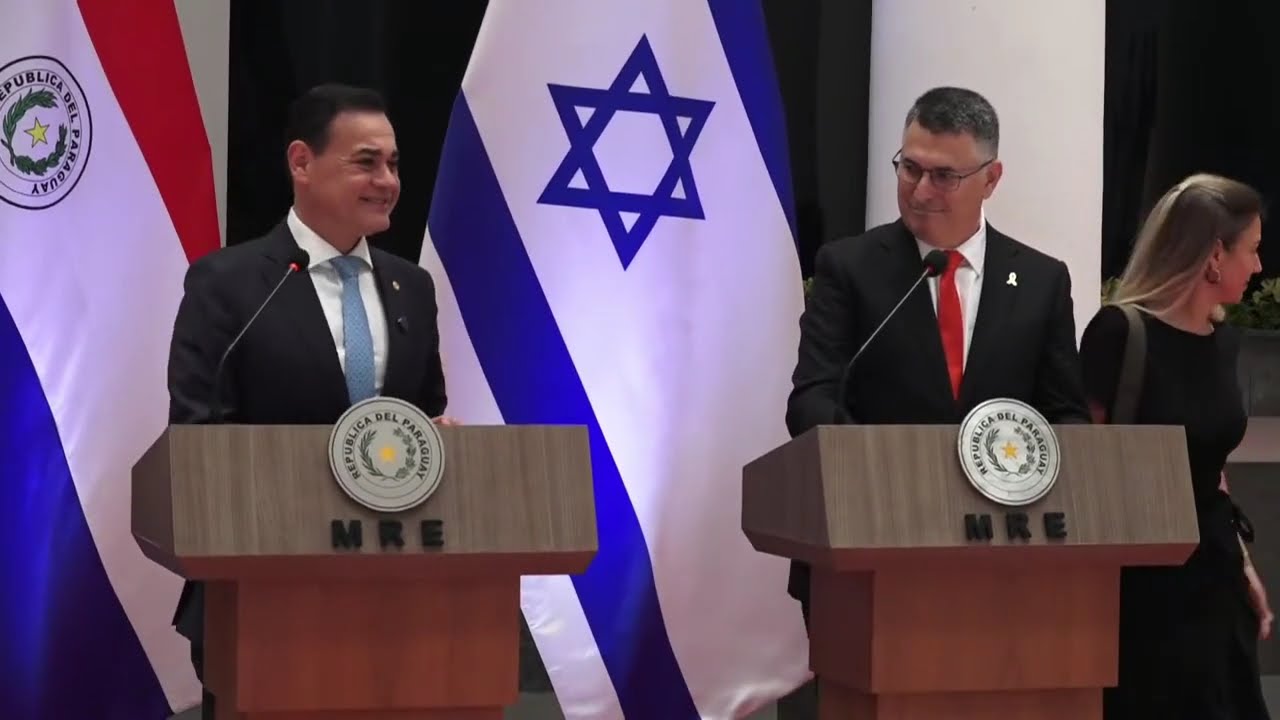 Firma de Memorando de Entendimiento y Conferencia de Prensa de Cancilleres de Paraguay e Israel