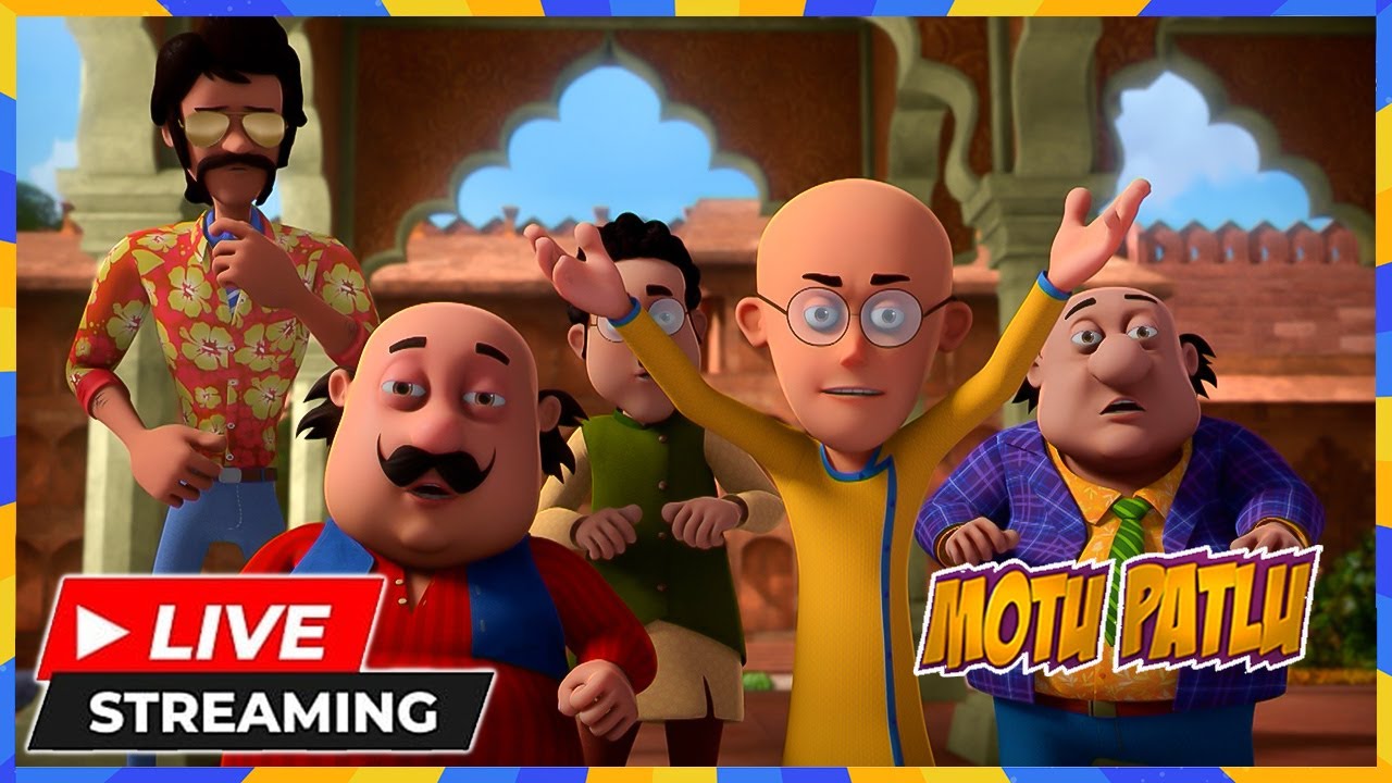 LIVE - Motu Patlu | మోటు పాట్లు దేశీ సఫారీ #motupatlu #motupatlukijodi #cartoon