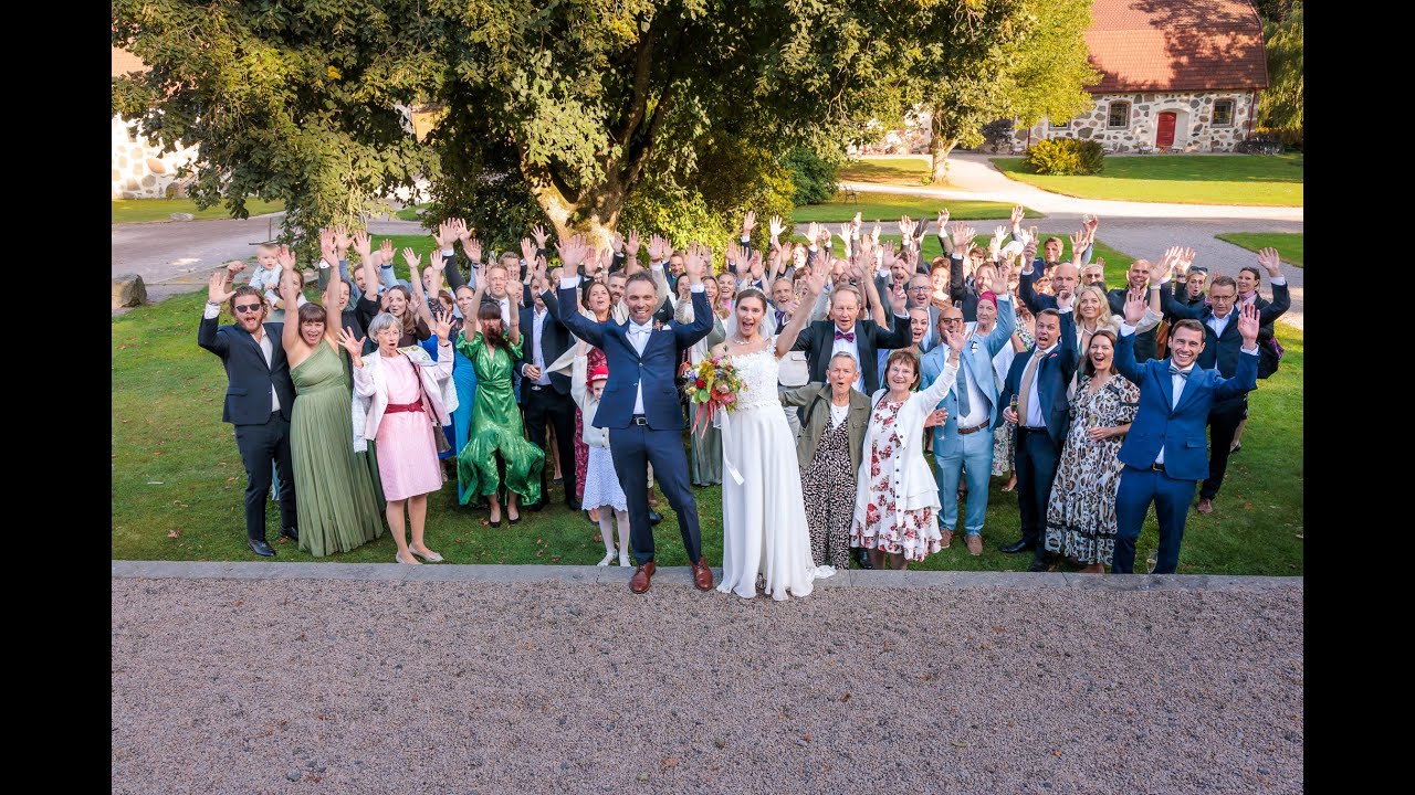Romantisk Br&ouml;llopsfilm p&aring; Wan&aring;s Slott i Sk&aring;ne | Professionell Br&ouml;llopsvideograf