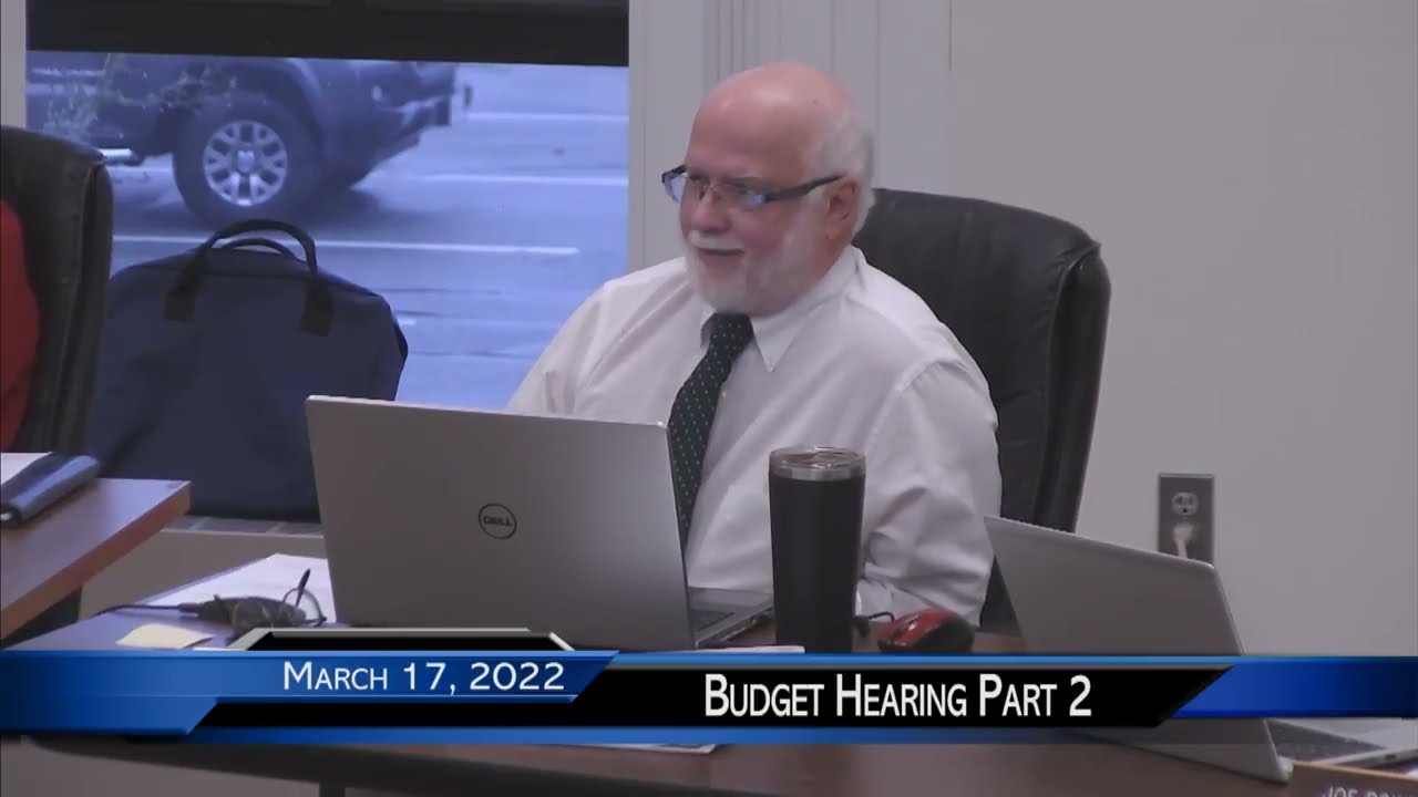 Town of Harwich Annual Budget Hearings Night 2 March 17, 2022
