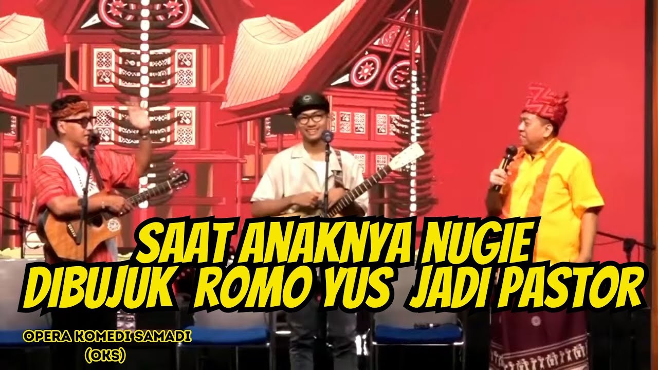 Saat anaknya Nugie dibujuk  Romo Yus  jadi Pastor, ROMO ROMO OKS LUCU LUCU