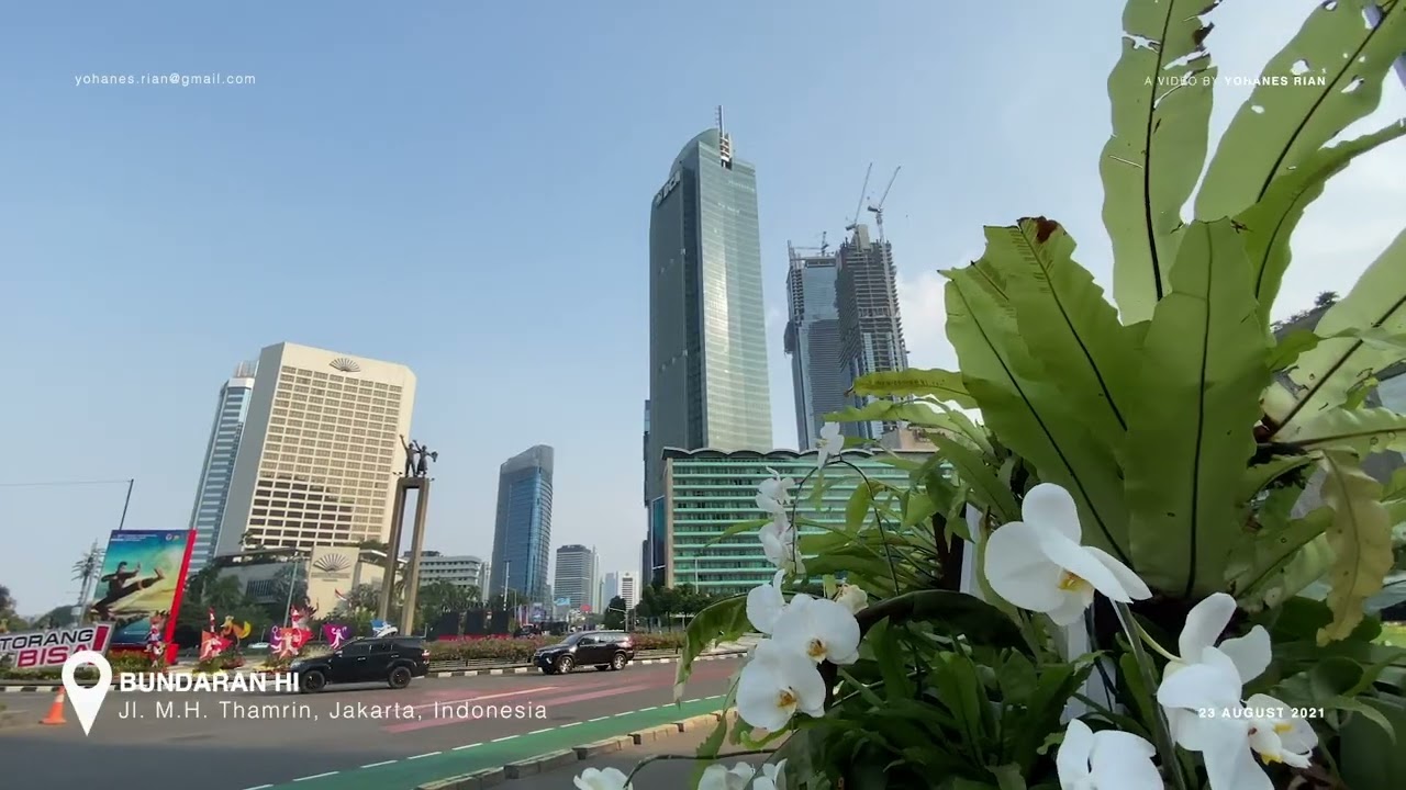 Pandemic Walk 2021: Exploring Clean and Uncongested Streets of Jakarta