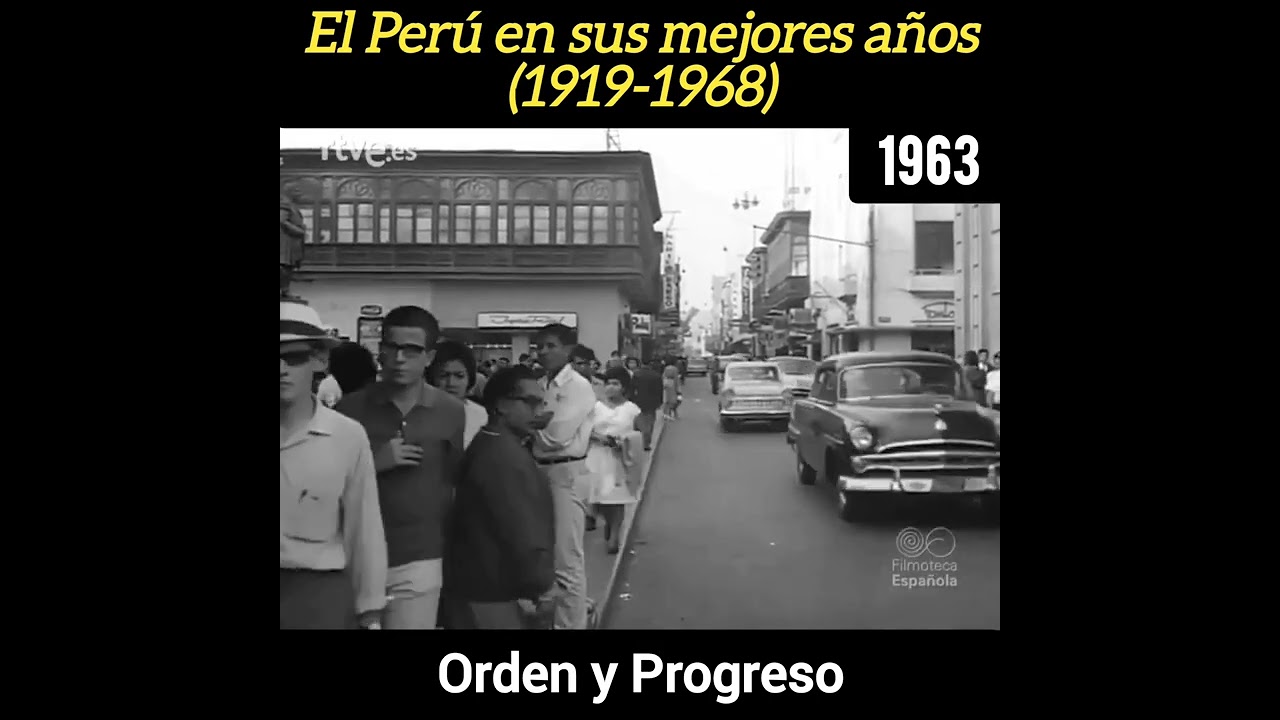 Así era la ciudad de Lima, Perú en 1963 [Fragmento] - Lima Antigua #Lima #Peru