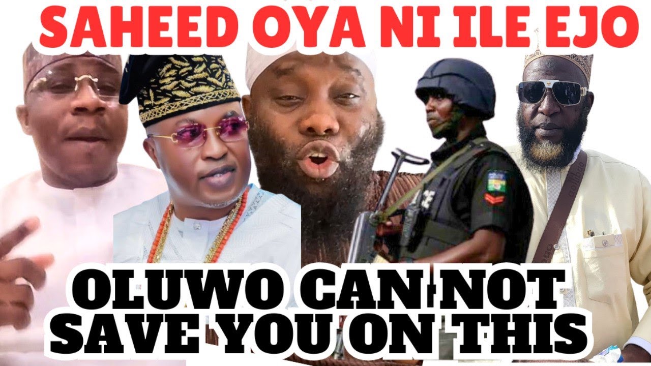 WAHALA MI RE O, AKEUGBAGOLD TI FARIGA, SAHEED SHITTU GBODO FOJU BA ILE EJO
