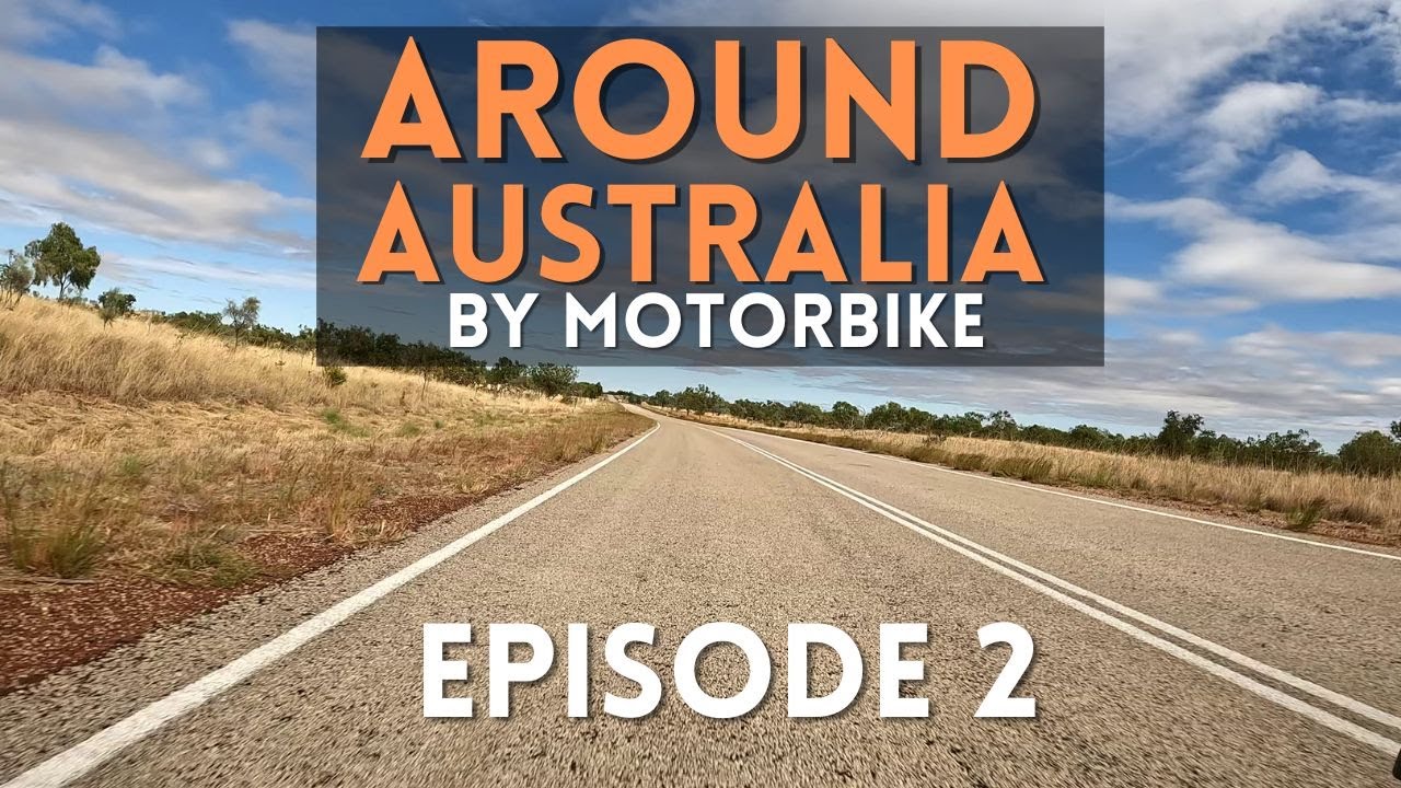 Around Australia by Motorbike - Episode 2 - A Bad Road and a Broken Key