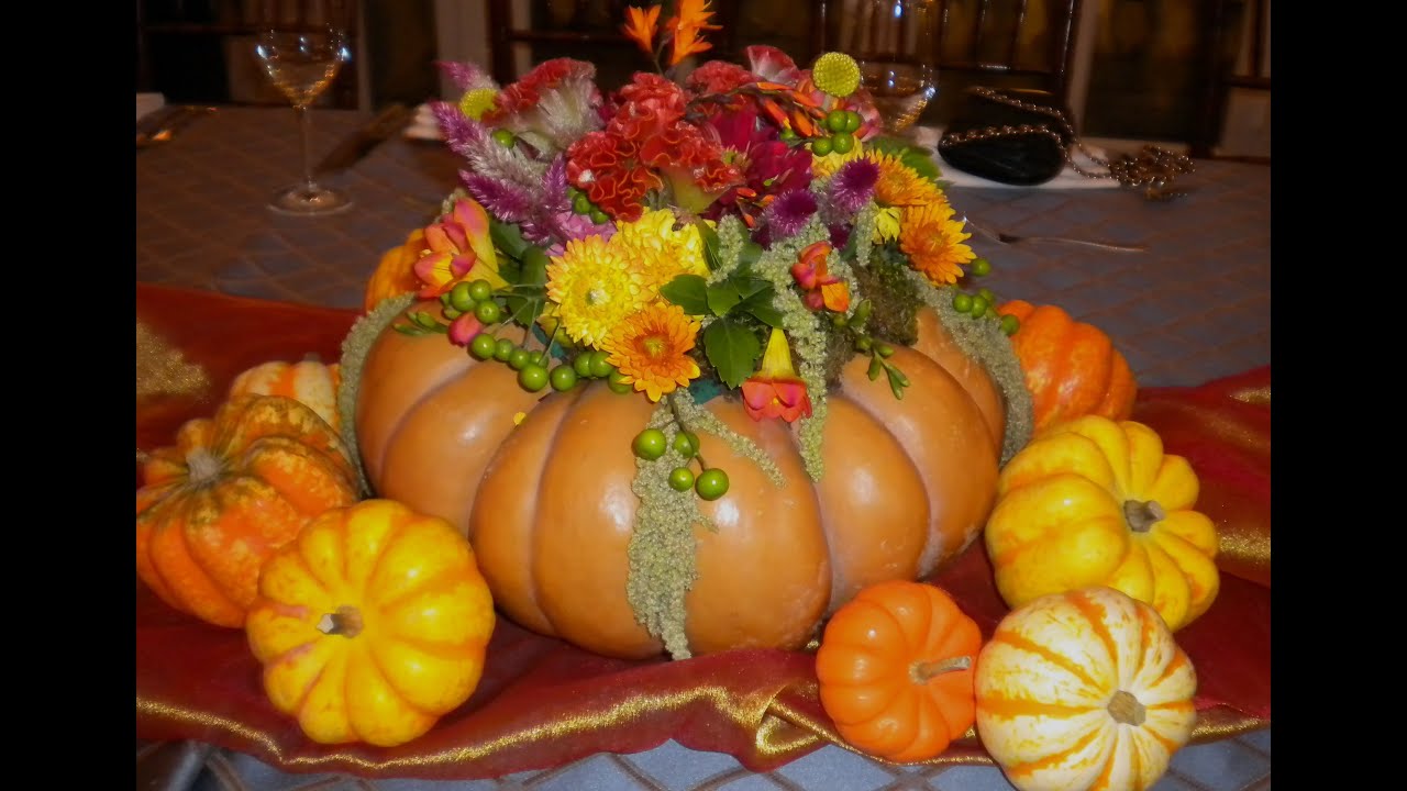 The Perfect Thanksgiving Centerpiece in a Fairy Tale Pumpkin