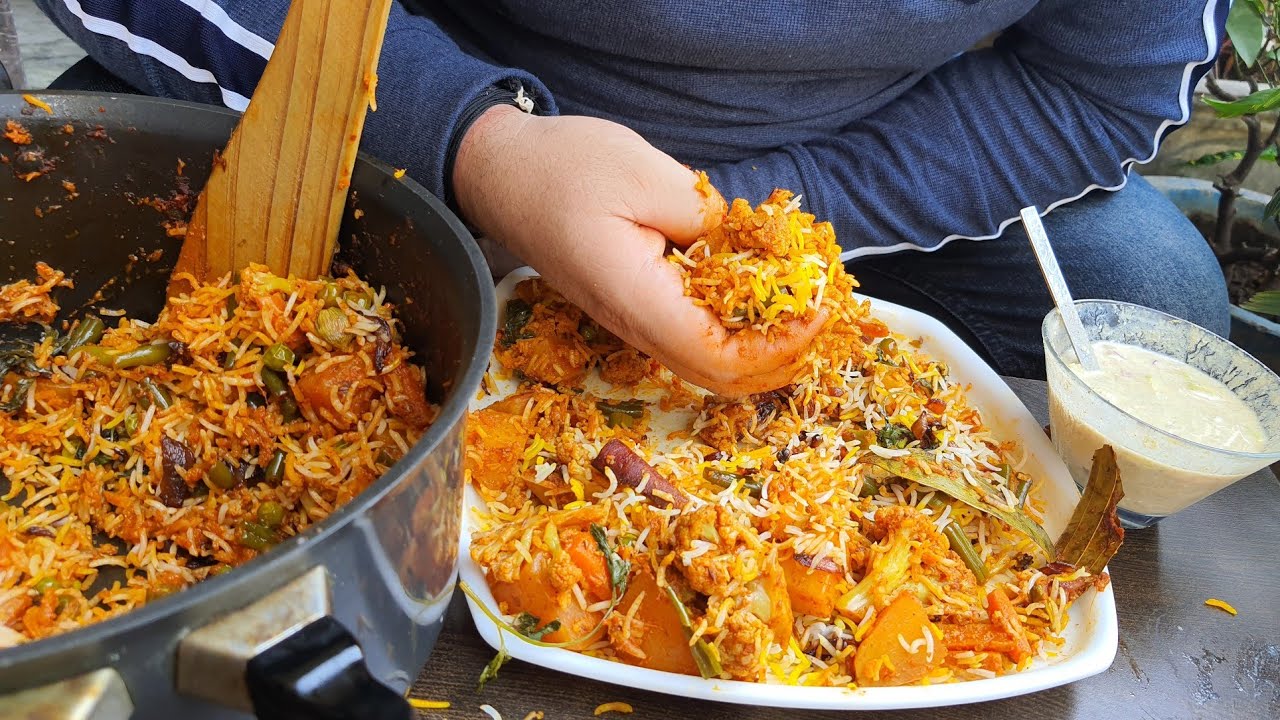 Vegetable Biryani | Vegetable Dum Biryani | Easy Vegetable Biryani Recipe