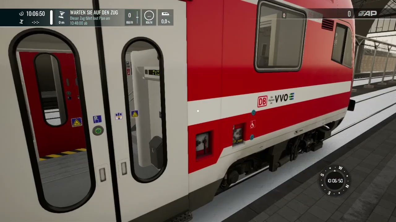 Führerstandswechsel BR 143 zum Dosto Steuerwagen in Dresden Hbf - Train Sim World 6