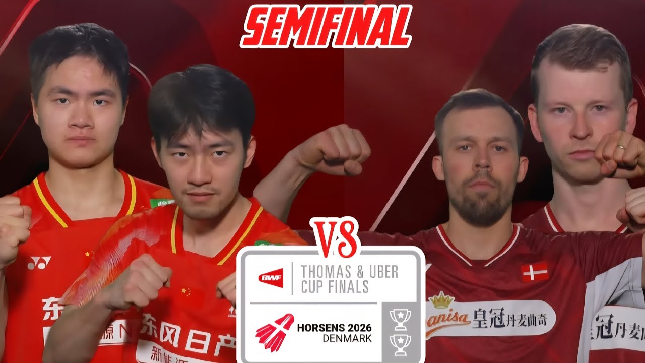 Лян Вэй Кенг/Ван Чанг (CHN) против Аструпа Расмуссена (DEN) | Матч 2 MD Полуфинал Thomas Cup 2026