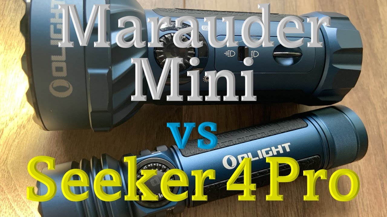 Marauder Mini vs Seeker 4Pro フラッドライト対決
