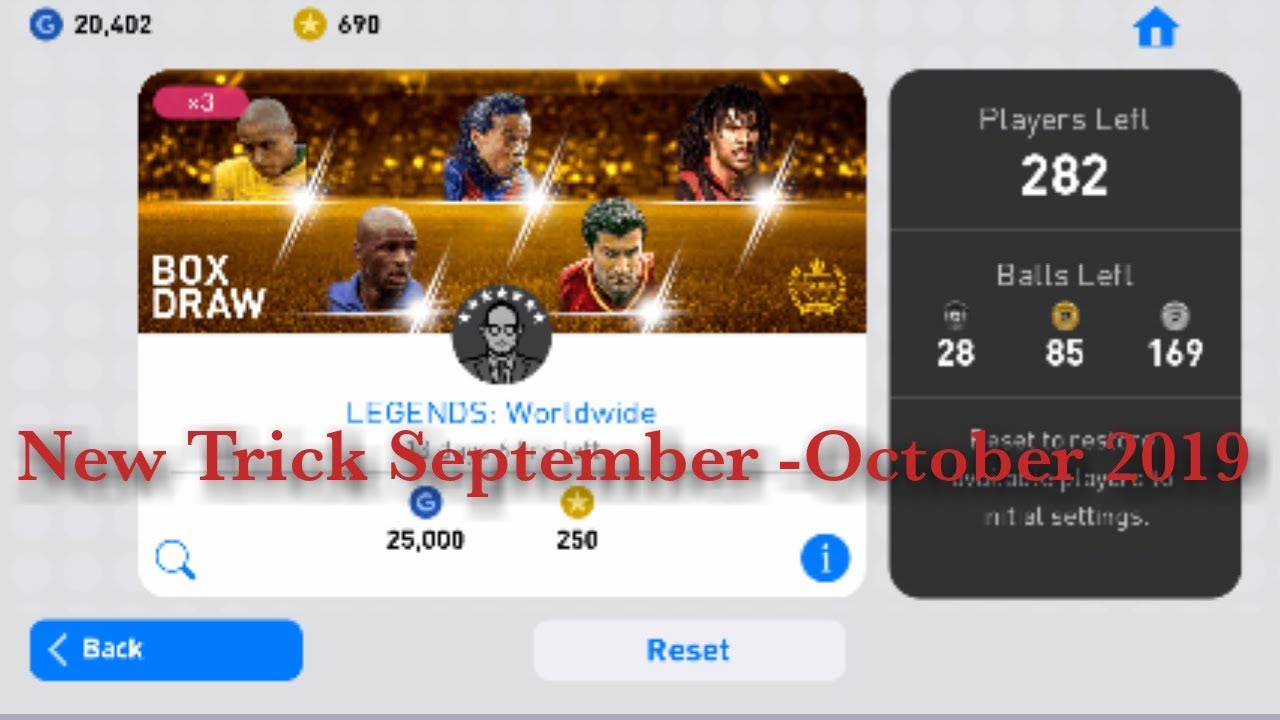 Legent Black Ball TRICK   Box Draw Press the 5th BLACK BALL