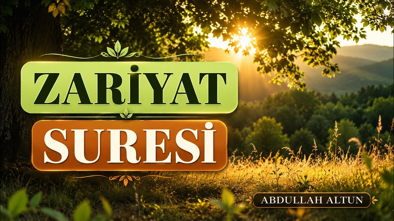 Zariyat Suresi (Tamamı - Mealli) | Abdullah Altun |