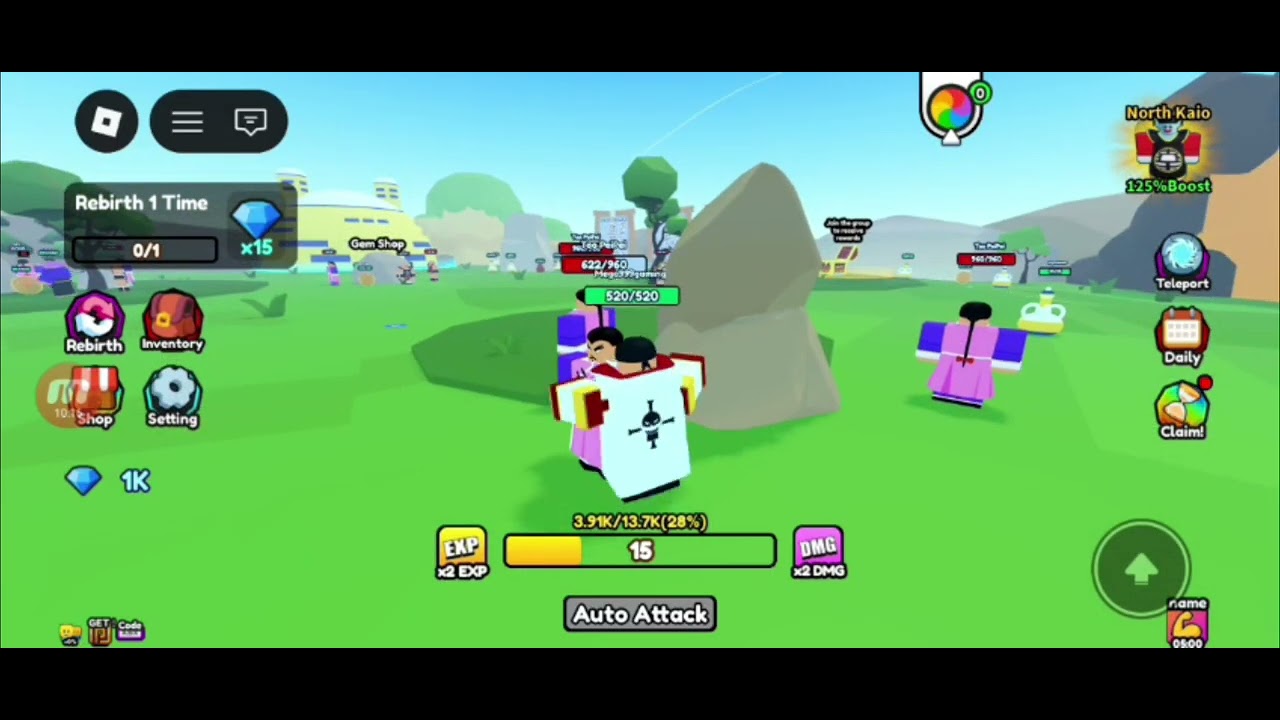 Playing Roblox 
