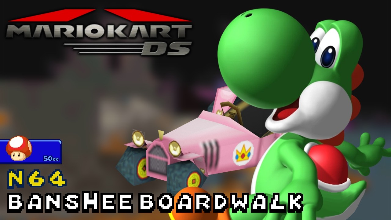 Mario Kart DS - 50cc - Yoshi - Royale - N64 Banshee Boardwalk | Ep. 3678