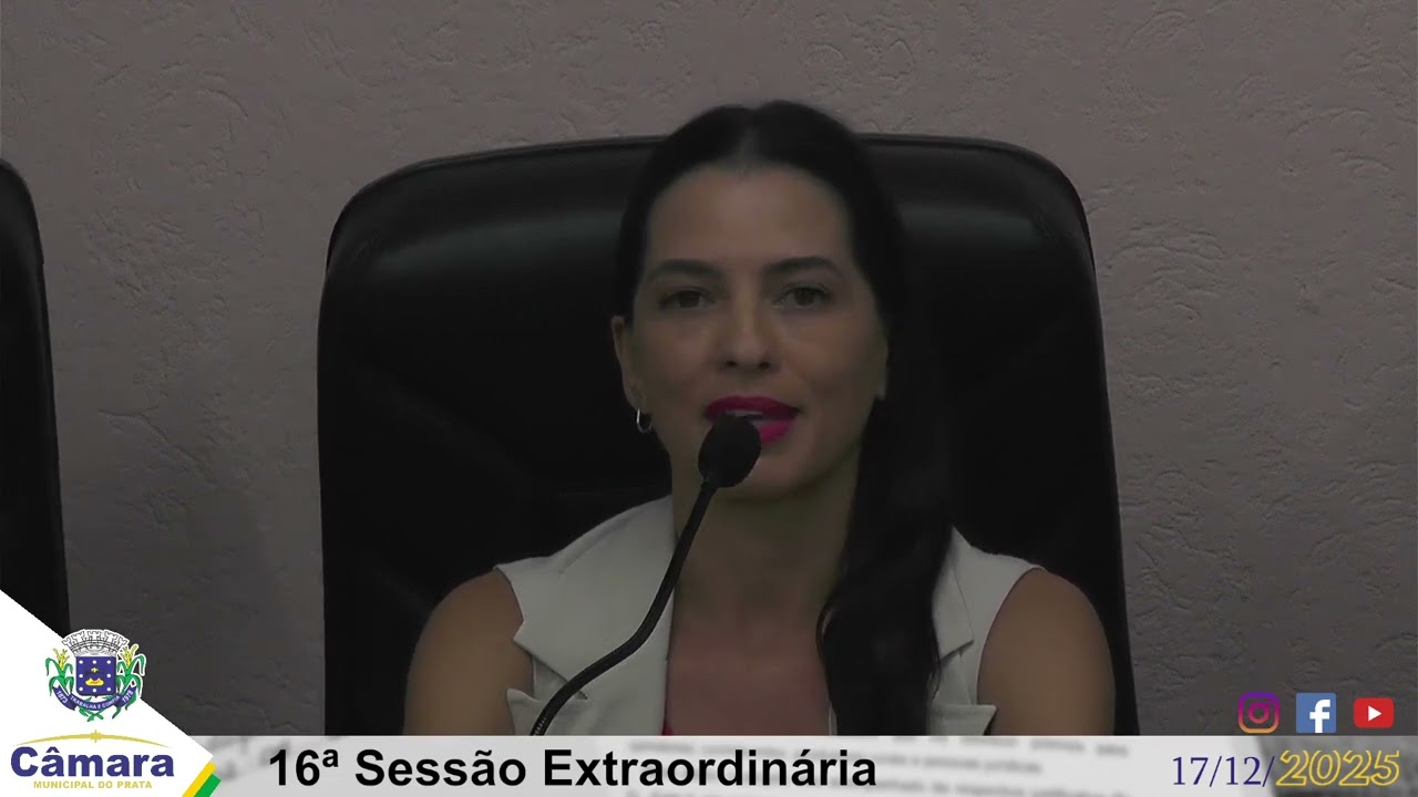 16ª Sessão Extraordinária - 17/12/25