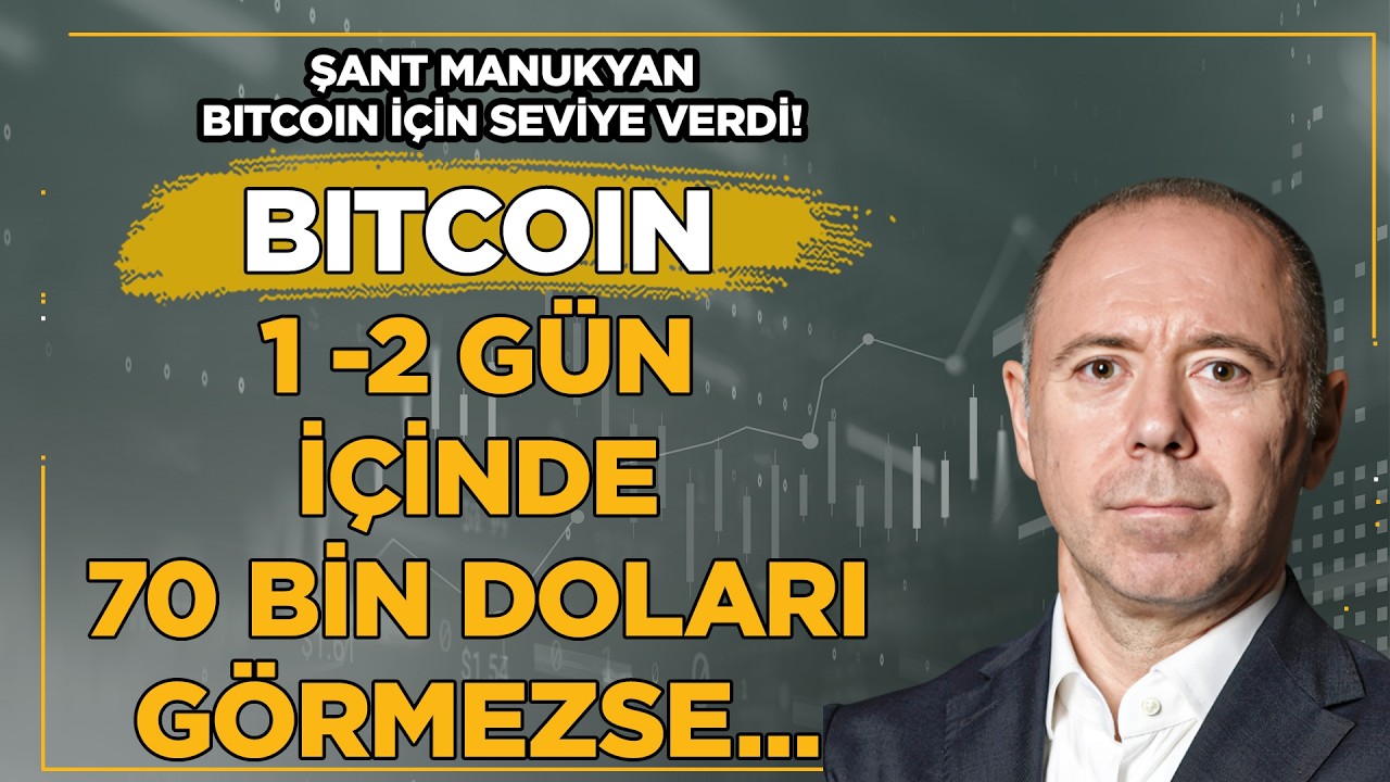 Şant Manukyan Bitcoin i&ccedil;in Seviye Verdi: Birka&ccedil; G&uuml;n İ&ccedil;inde 70 Bin Doları G&ouml;rmezse... ₿