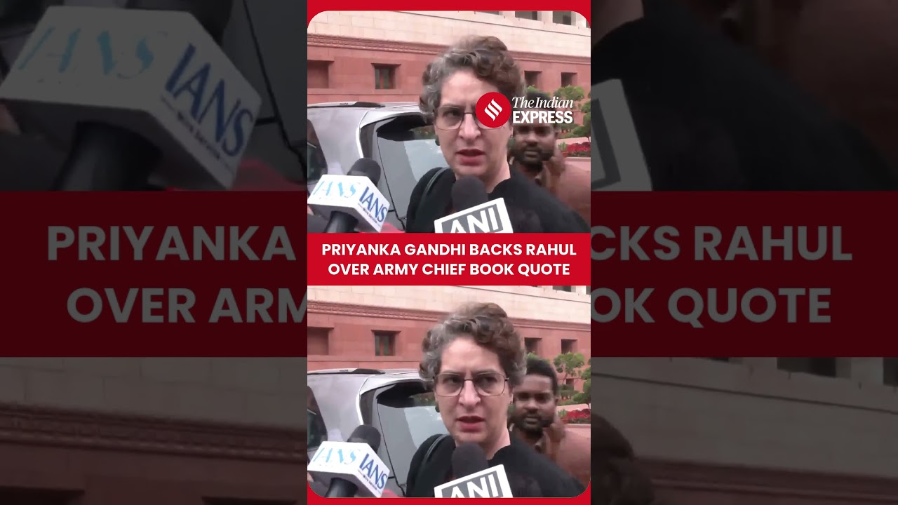 Army Chief&rsquo;s Book Quote Triggers BJP-Congress Row, Priyanka Defends Rahul