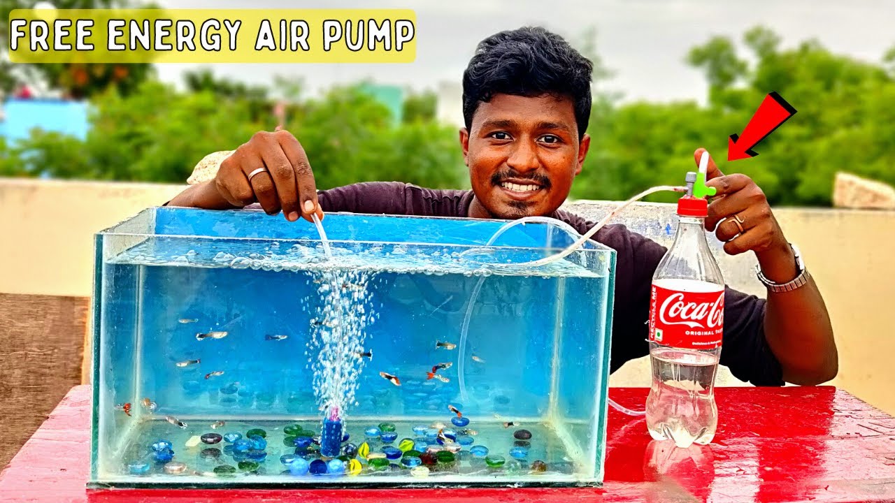 How to Make Free Energy Air Pump 🐟 | இது சூப்பரா இருக்கே! 🥰 | Vijay Ideas