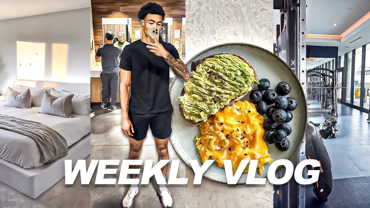 WEEKLY VLOG | week in my life, leg day workout, productive morning routine, hygiene restock