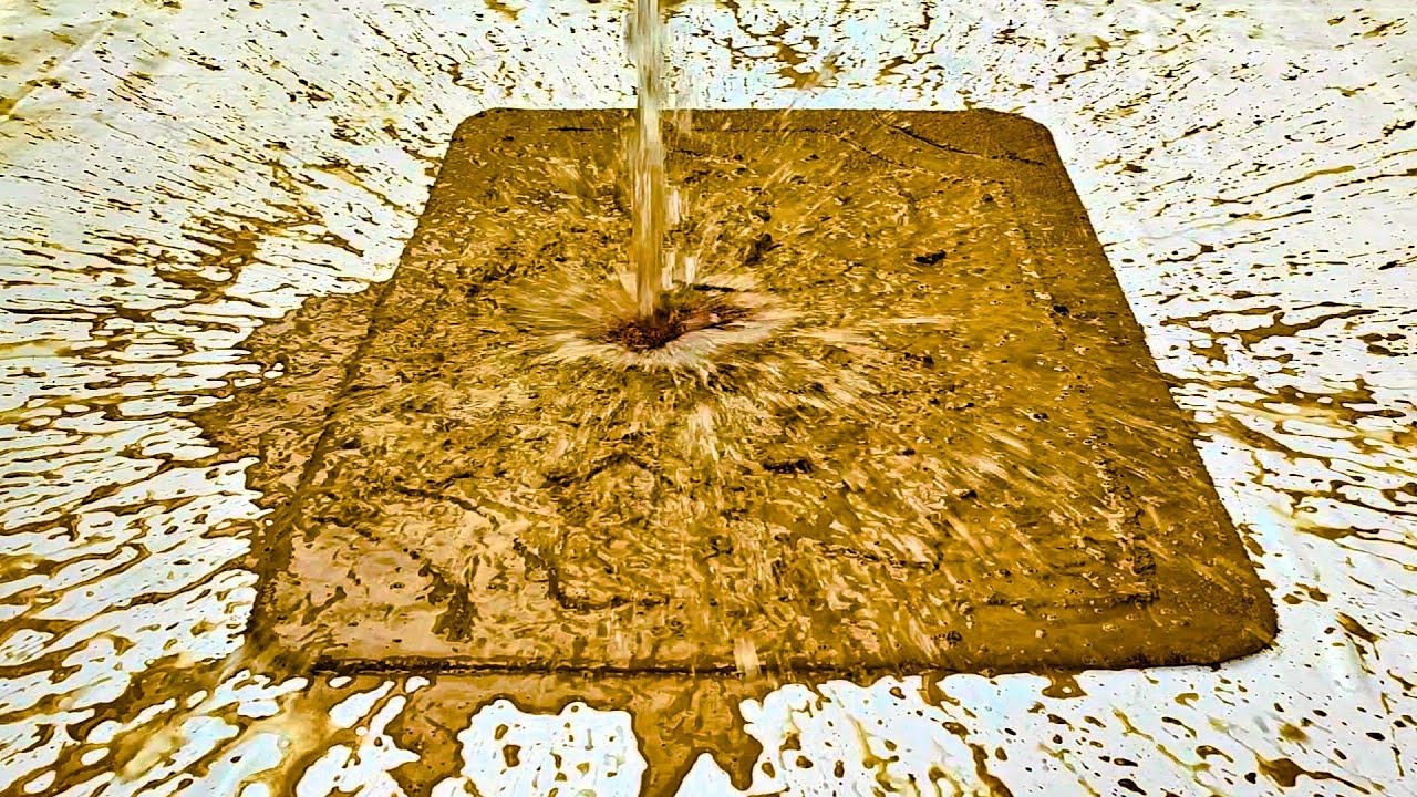 The Incredible Cleaning Transformation of This Purple Glitter Rug | Satisfying ASMRTime Lapse