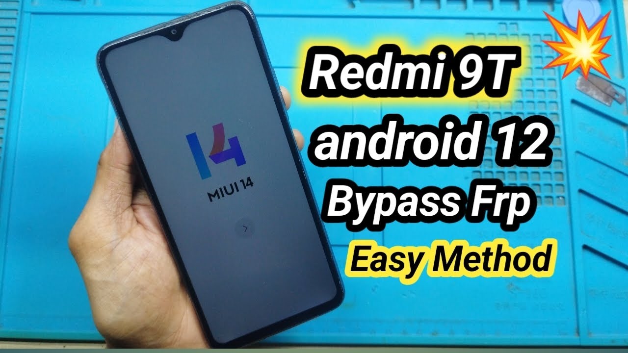 Redmi 9T miui 14 android 12 bypass  Google account lock Redmi 9T Remove Frp Lock Easy method