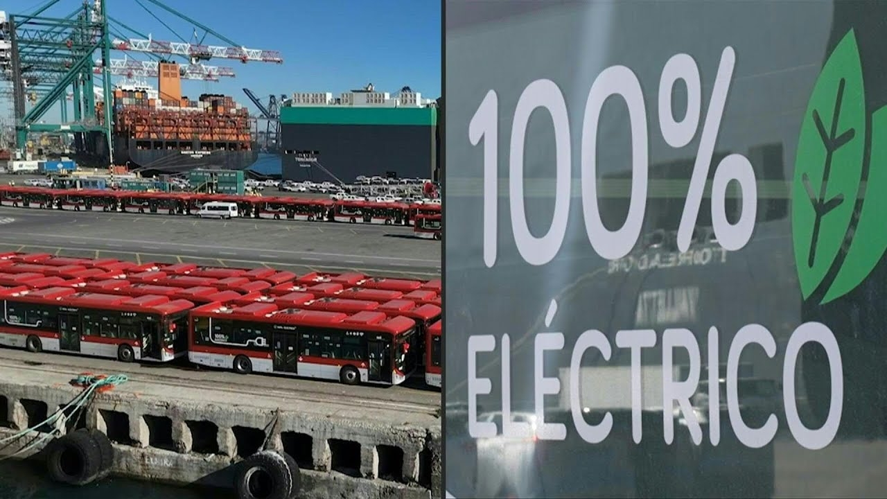 Chile suma 300 nuevos buses eléctricos a su flota de transporte público | AFP